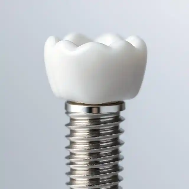 Коронка из диоксида циркония на импланте