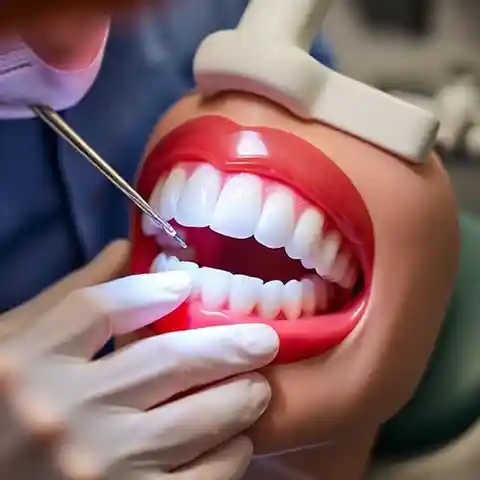 Ортодонтическое кольцо на жевательном зубе